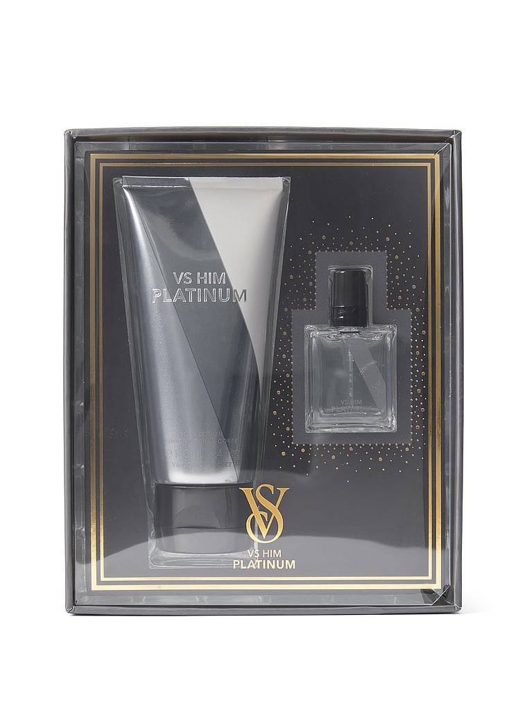 Victoria's Secret, Fine Fragrance VS Him Platinum Mini Fragrance Duo, Platinum1, onModelFront, 1 of 2