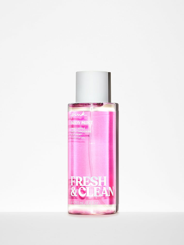 Victoria's Secret, Body Fragrance Fresh & Clean Body Mist, Fresh & Clean, offModelFront, 2 of 3
