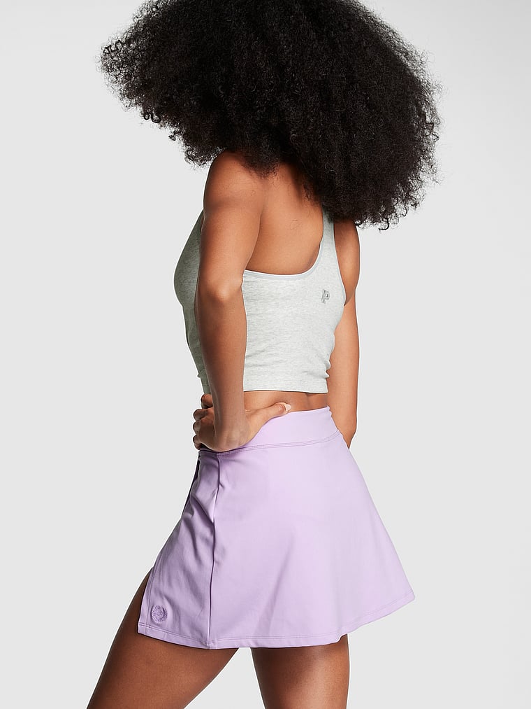 PINK Ultimate Athletic Skort, Pastel Lilac, onModelBack, 2 of 4 Serguelen is 5'10" and wears Small