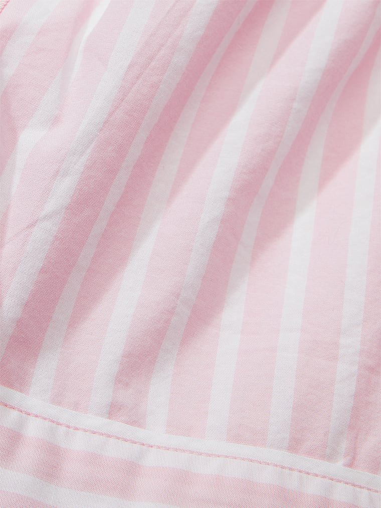 Victoria's Secret, Victoria's Secret Cotton Short Pajama Set, Pretty Blossom Stripes, detail, 4 of 4