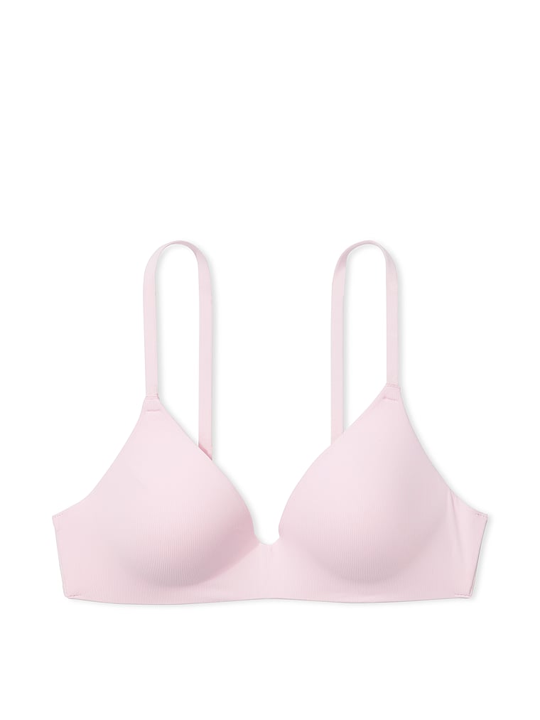PINK Wear Everywhere Wear Everywhere Lightly Lined Wireless Bra, Pink Tulip, offModelFront, 2 of 4