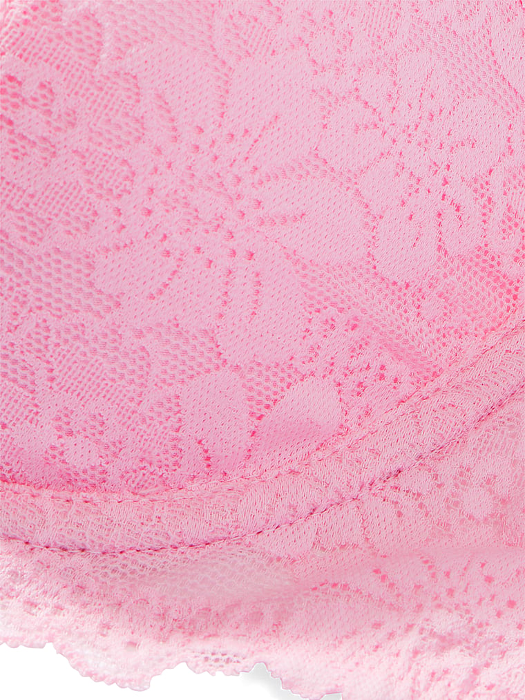 PINK Wink Lightly Lined Balconette Bra, Pink, detail, 2 of 2