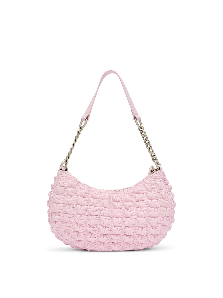 Pink Crescent Shoulder Bag - Thumbnail 4