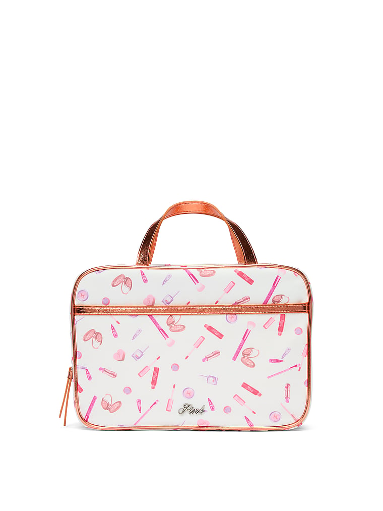 Pink Bolsa de viaje para artículos de aseo