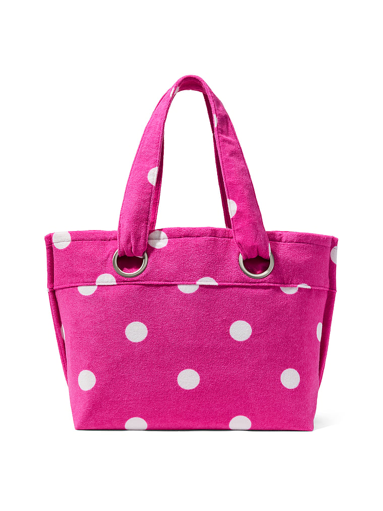 Pink Bolso de felpa rizada