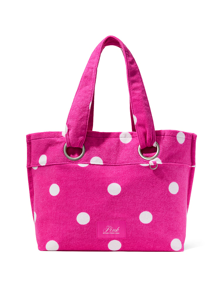 Pink Bolso de felpa rizada - Thumbnail 4