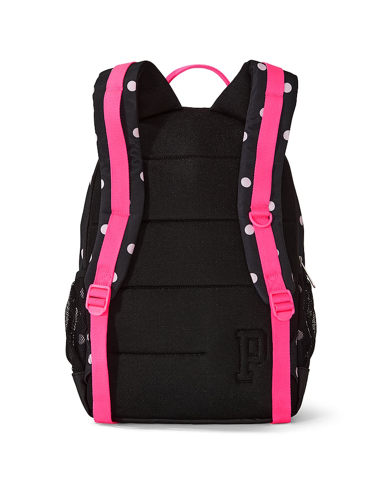 Pink Canvas Backpack - Thumbnail 3