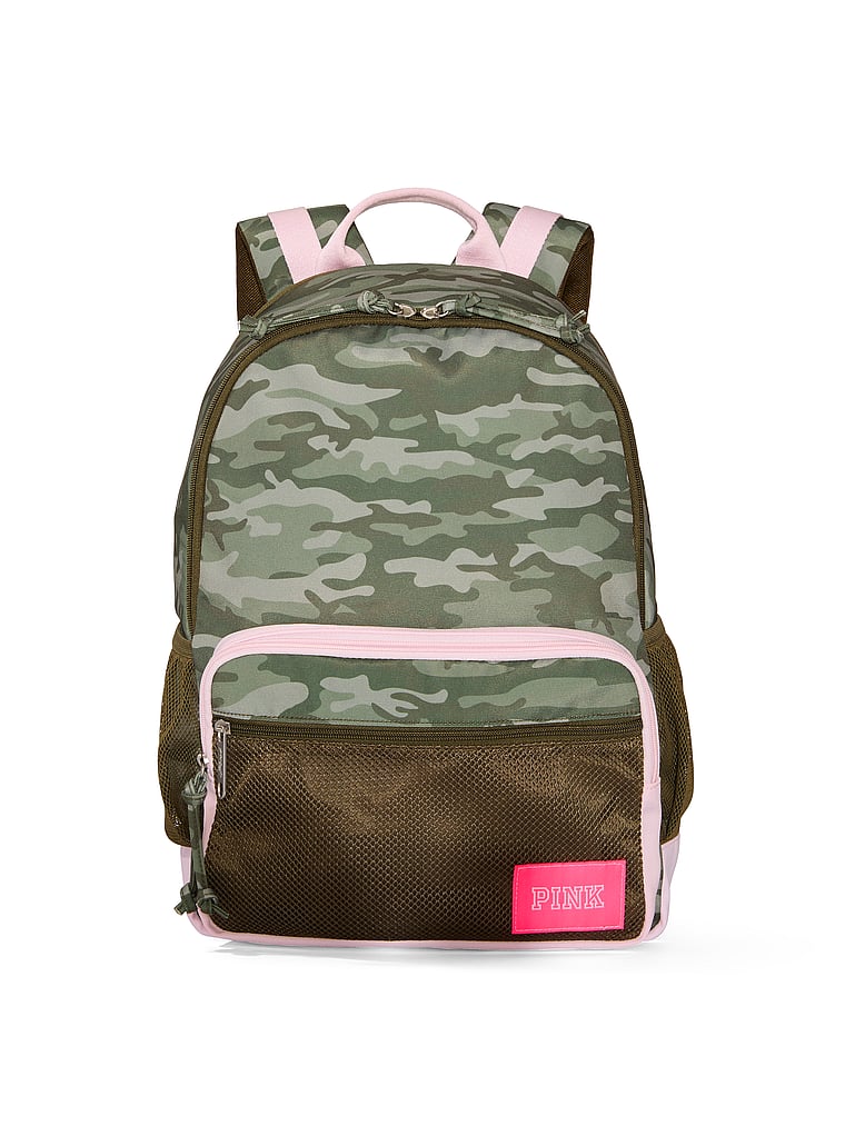 Pink Canvas Backpack