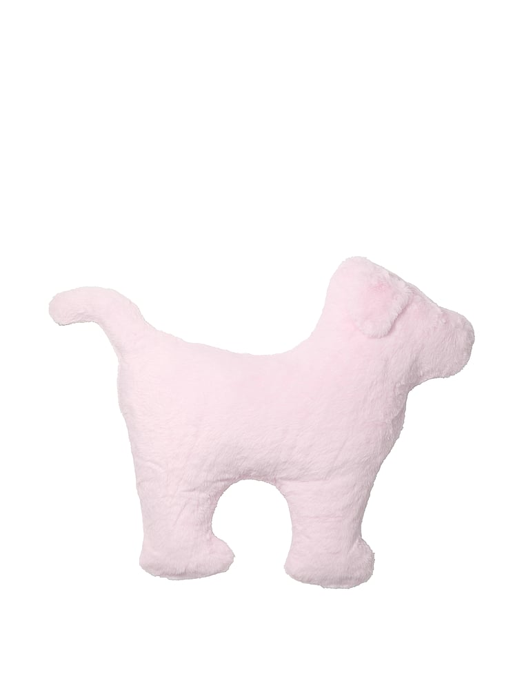Pink Faux Fur Dog Pillow - Thumbnail 2