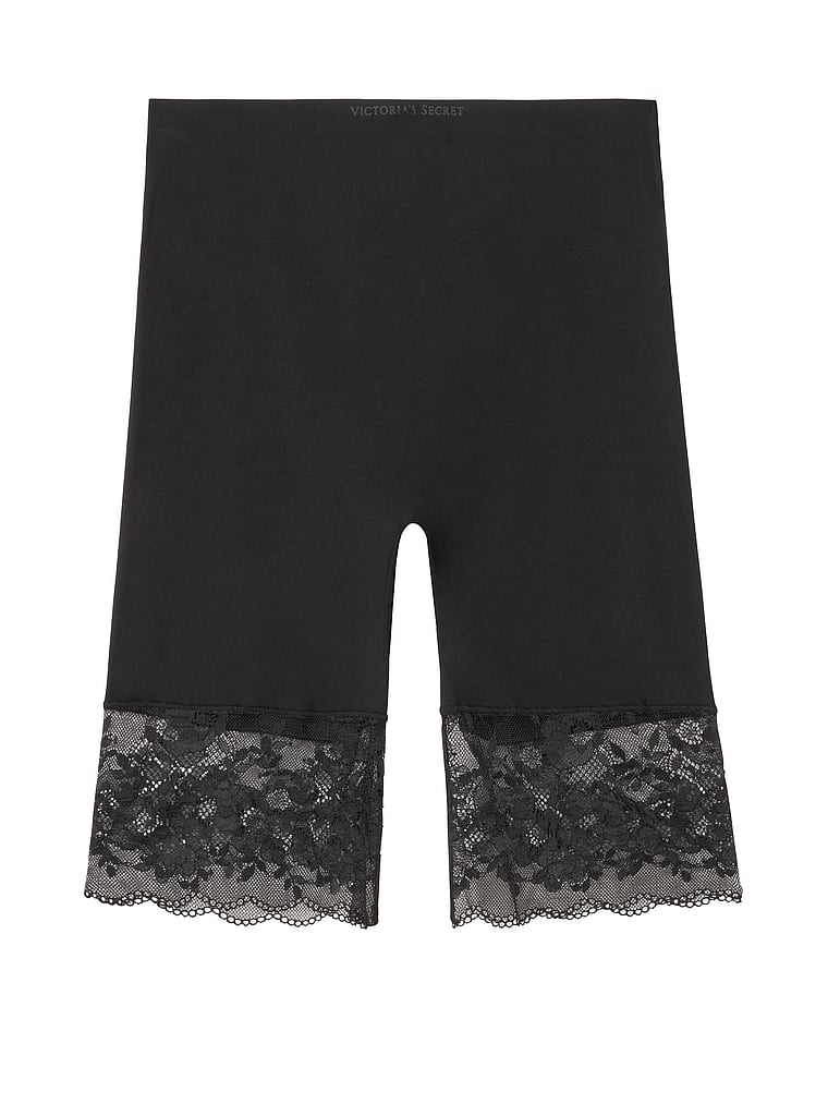Short de encaje a mitad de muslo con cintura alta y efecto reductor -  Victoria's Secret