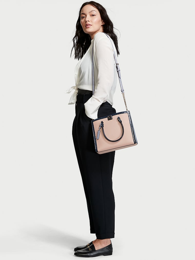 Cartera satchel con diseño estructurado Victoria - Victoria's Secret