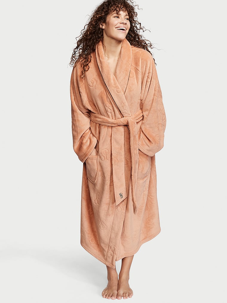 Victoria's Secret, Victoria's Secret Bata larga afelpada, onModelFront, 1 of 3