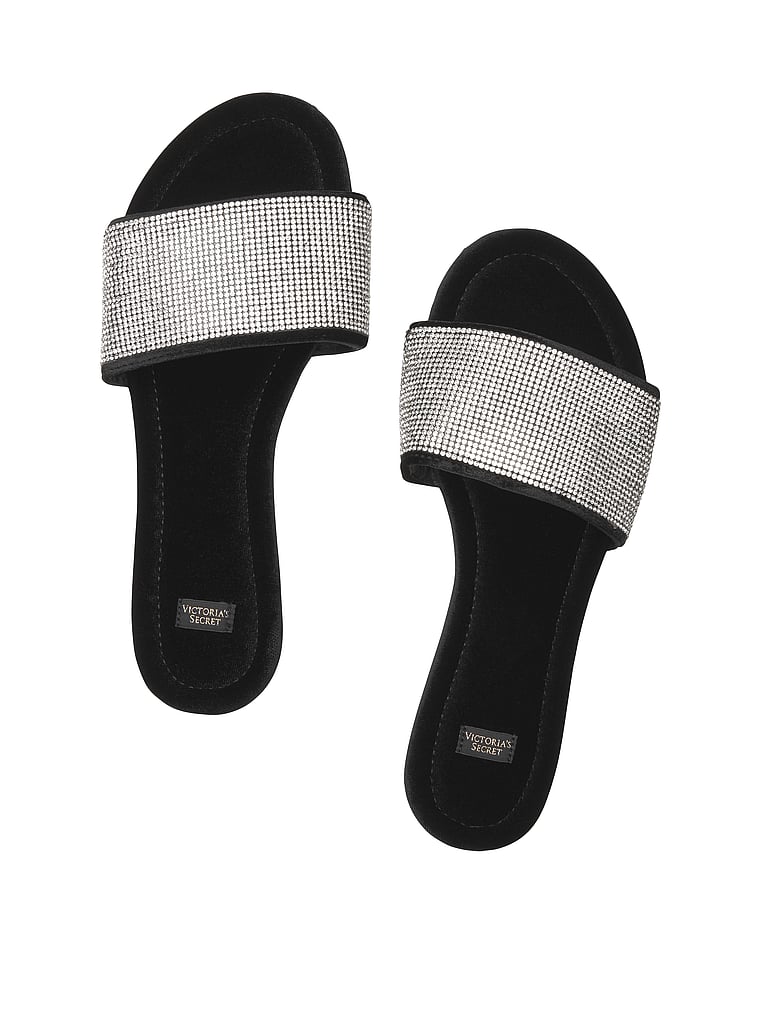 Chanclas de terciopelo con adornos – Victoria's Secret – vs