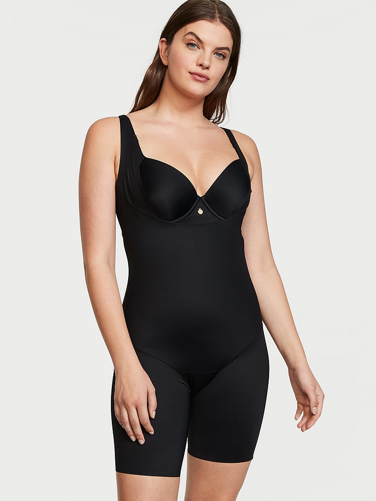 Body modelador completo con escote en v profundo para mujer, ropa