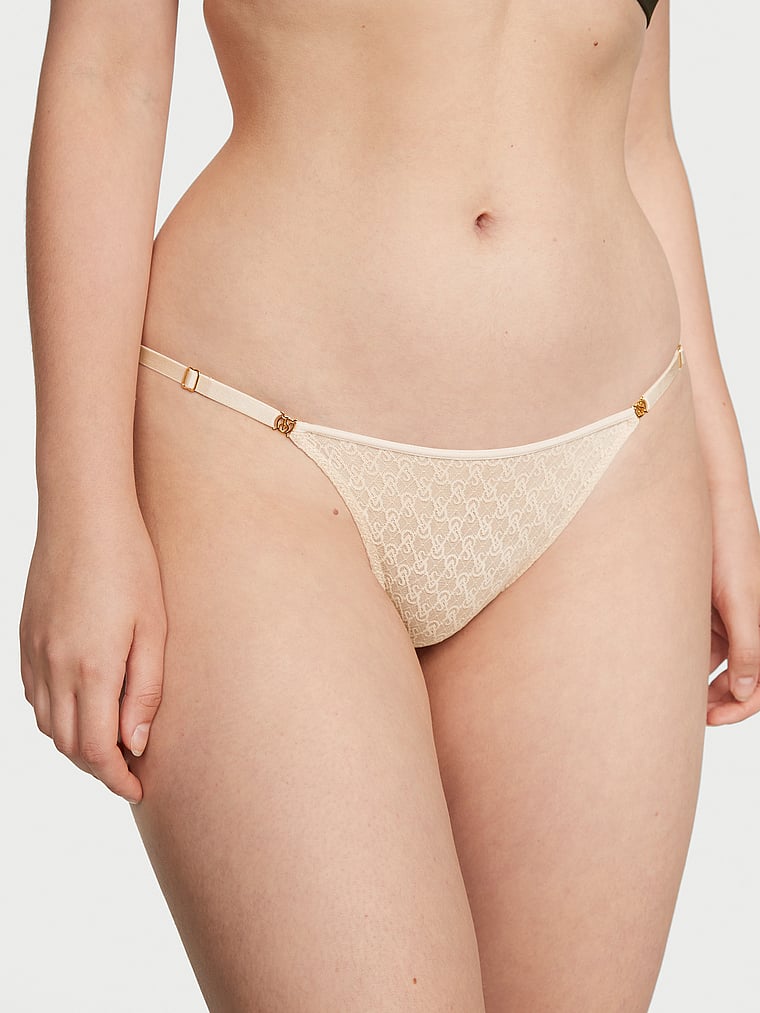 Panti colaless de tiras regulables Icon by Victoria's Secret Lace