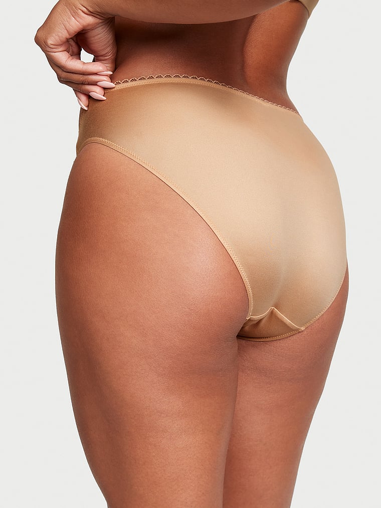 Victoria's Secret, Body by Victoria VS Adaptive Bikini Panty, Praline, onModelBack, 2 of 5 Model is 5'1" and wears Small